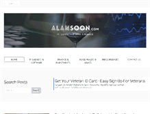 Tablet Screenshot of alansoon.com